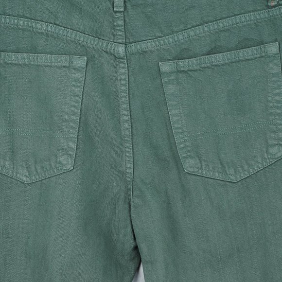 Tommy Hilfiger Green Denim Men's Jean Trousers | size 36x32 - Picture 6 of 10